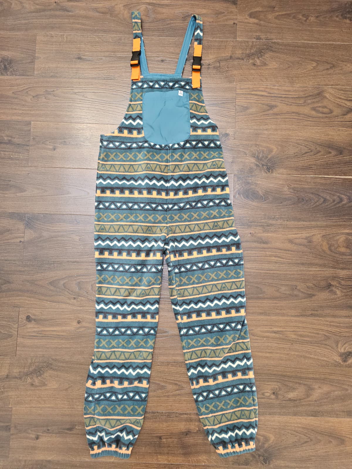 Passenger Aztec Print Polar Fleece Dungarees - S/Small