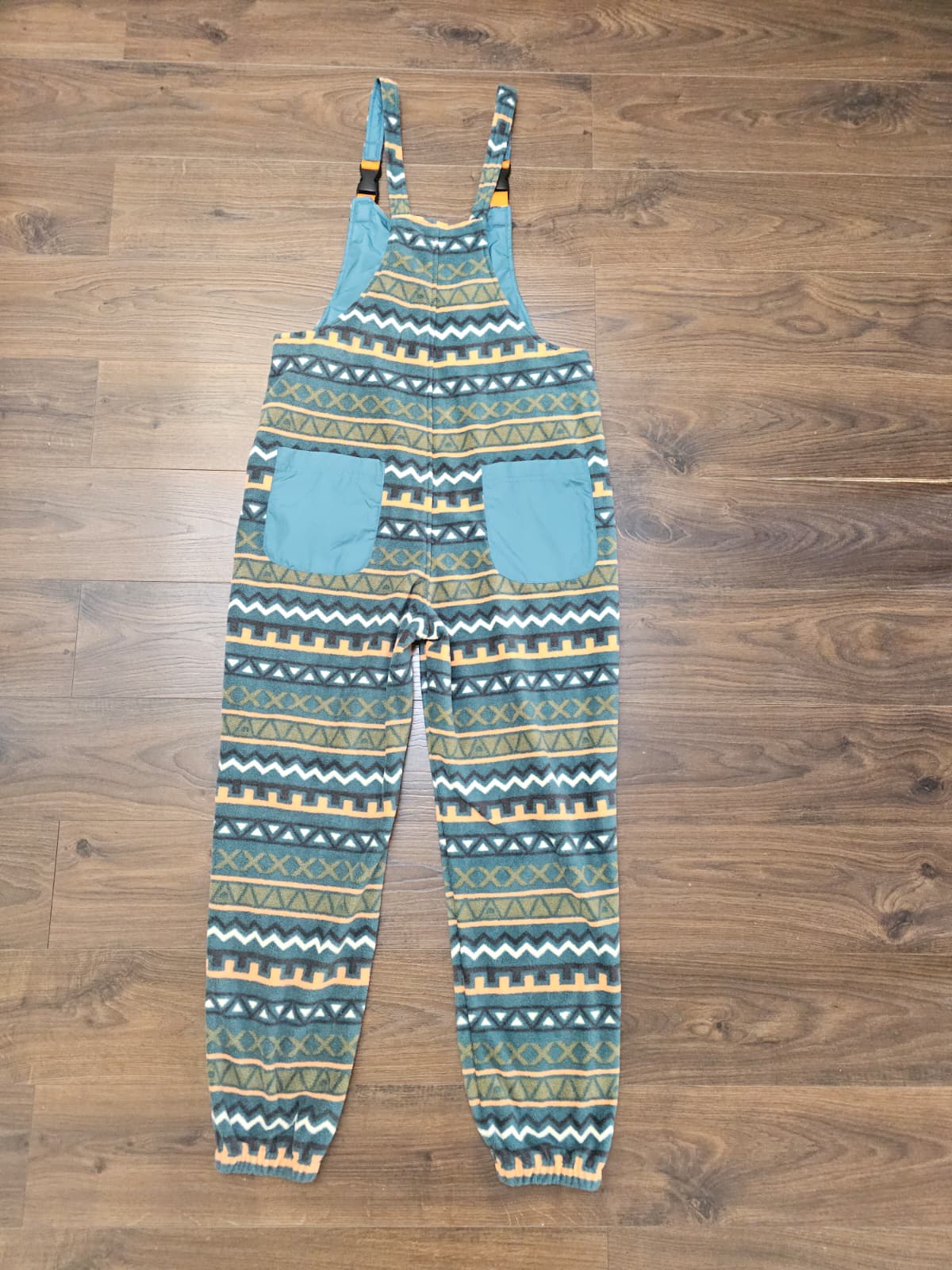 Passenger Aztec Print Polar Fleece Dungarees - S/Small