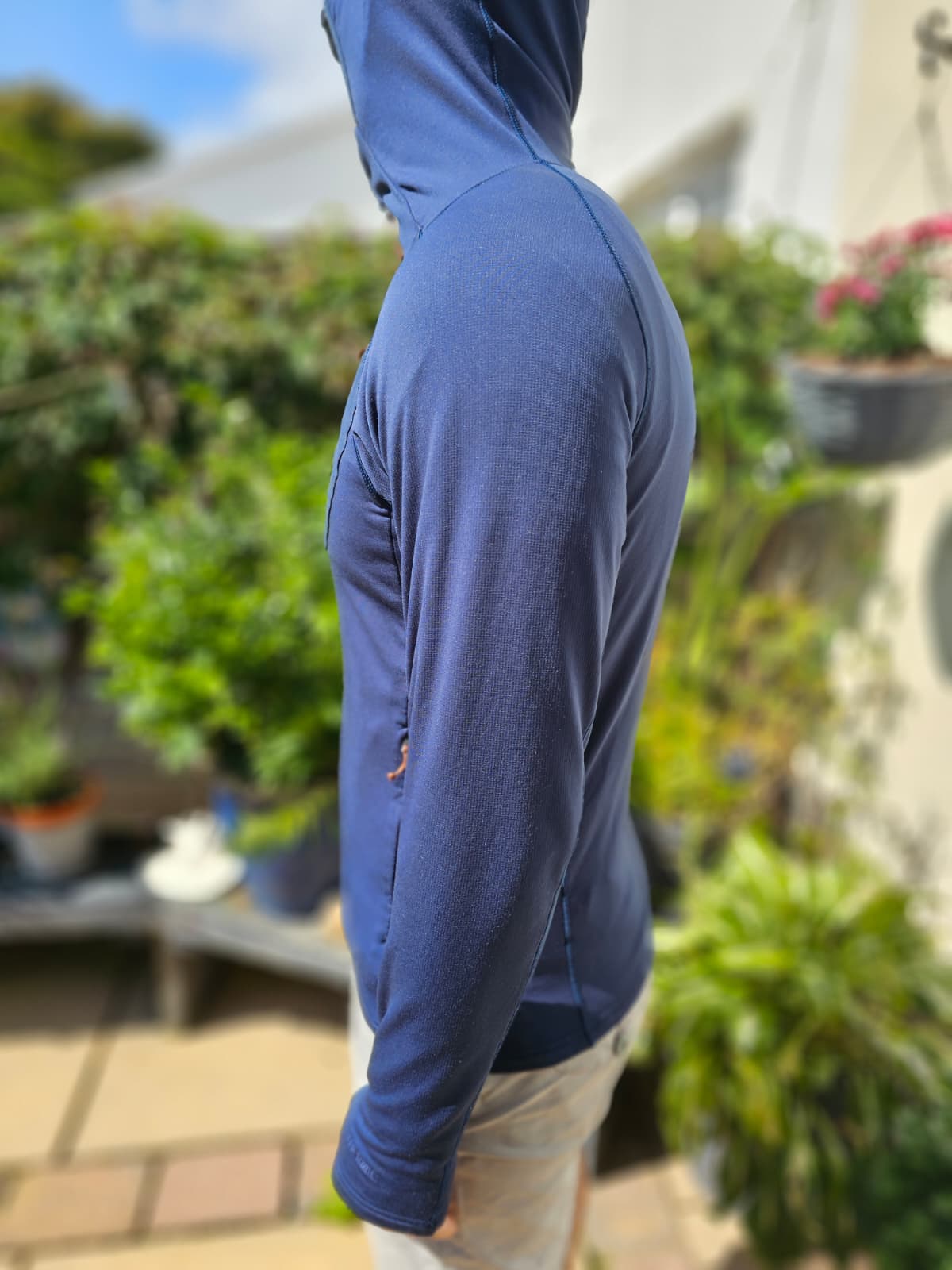 Rab Navy Superflux Hoody Navy Blue Full Zip Hooded Fleece Jacket - M/Medium