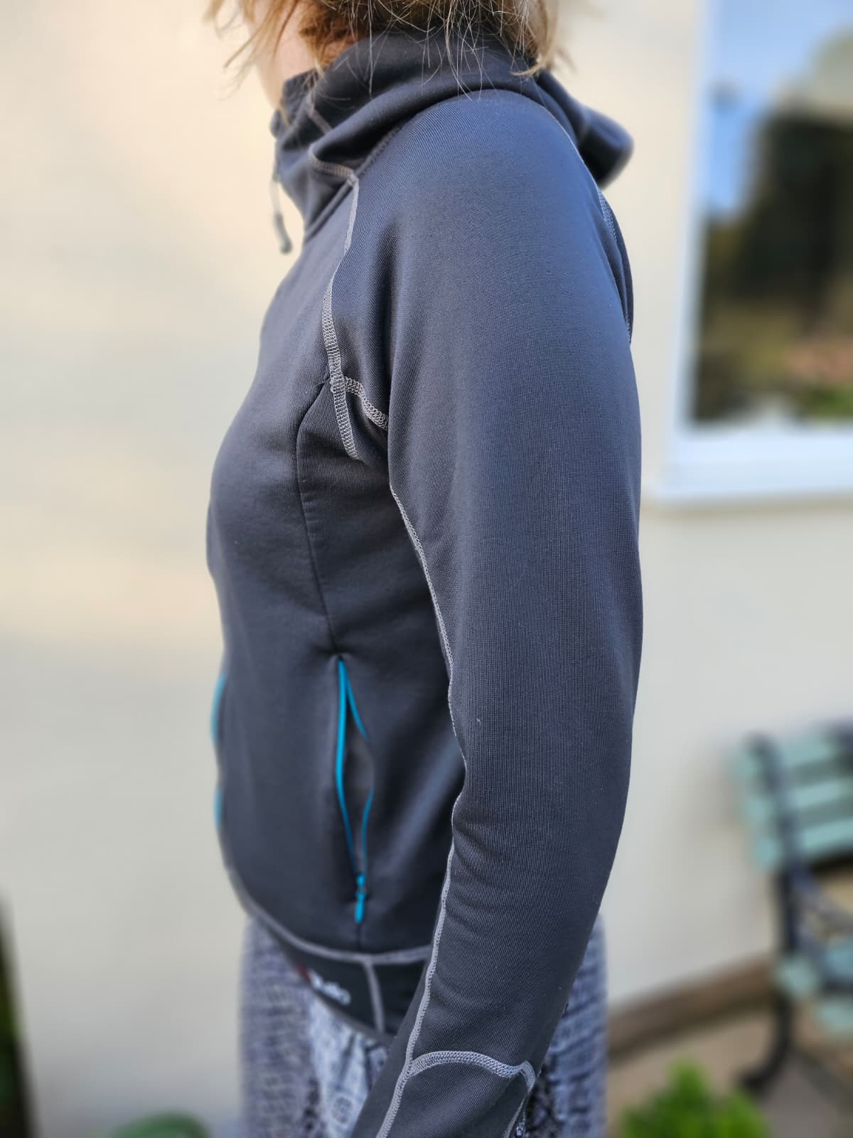 Women's Rab Power Stretch Full Zip Polartec Fleece Hoodie Jacket - UK 12