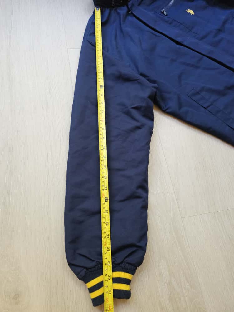 Mens US Polo Assn. Association Full Zip Navy/Yellow Hooded Smart Casual Jacket - L/Large