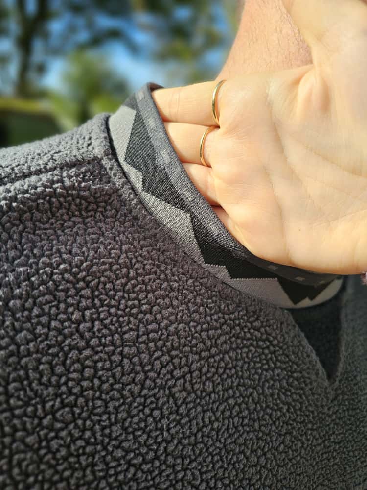 Columbia Grey Aztec Pullover Fleece Jumper/Sweatshirt - M/Medium