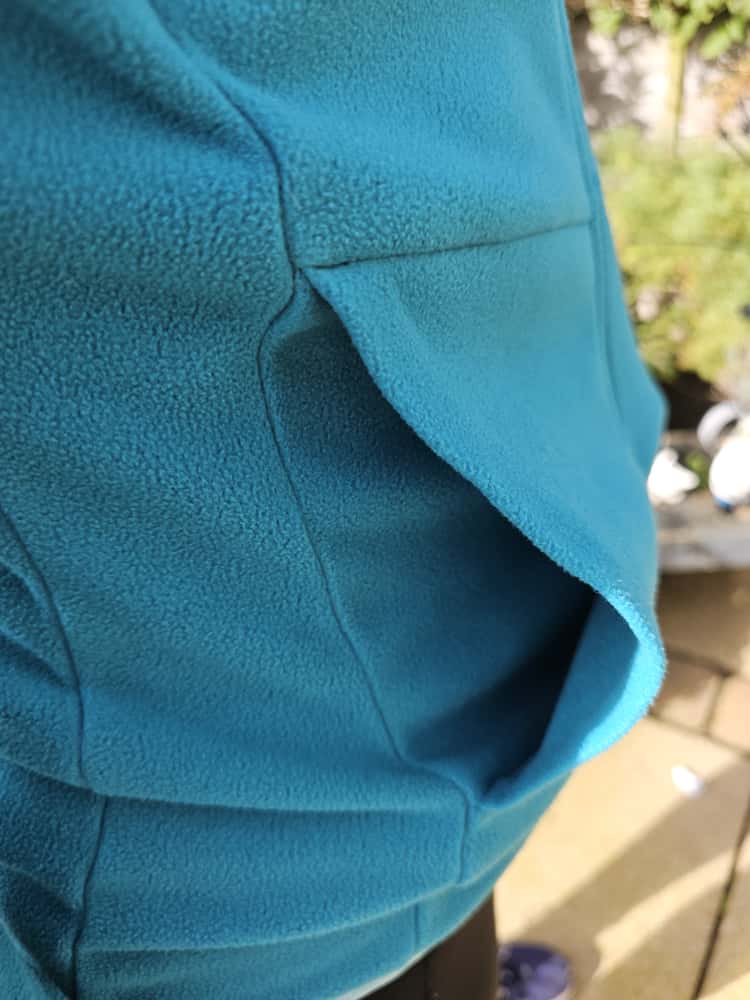 Berghaus Technical Turquoise Hooded Fleece Full Zip Jacket - UK 10