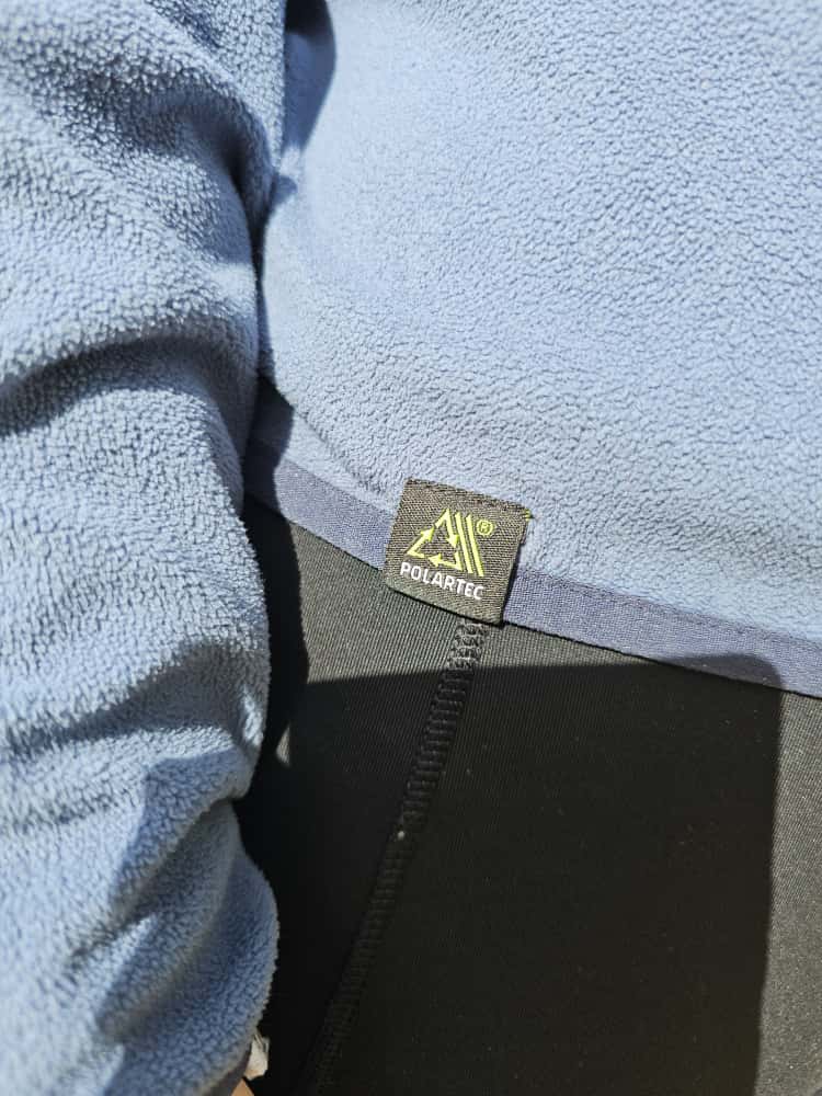 Berghaus Polartec Blue/Grey Womens Fleece Pullover 1/4 Zip Fleece Jumper - 10/M/Medium