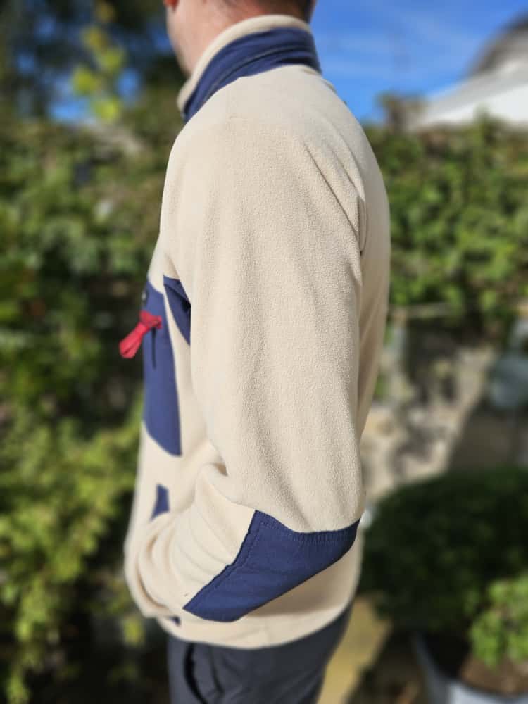 Berghaus Unisex Ascent 91 Cream/Navy Full Zip Hooded Fleece Jacket - M/Medium