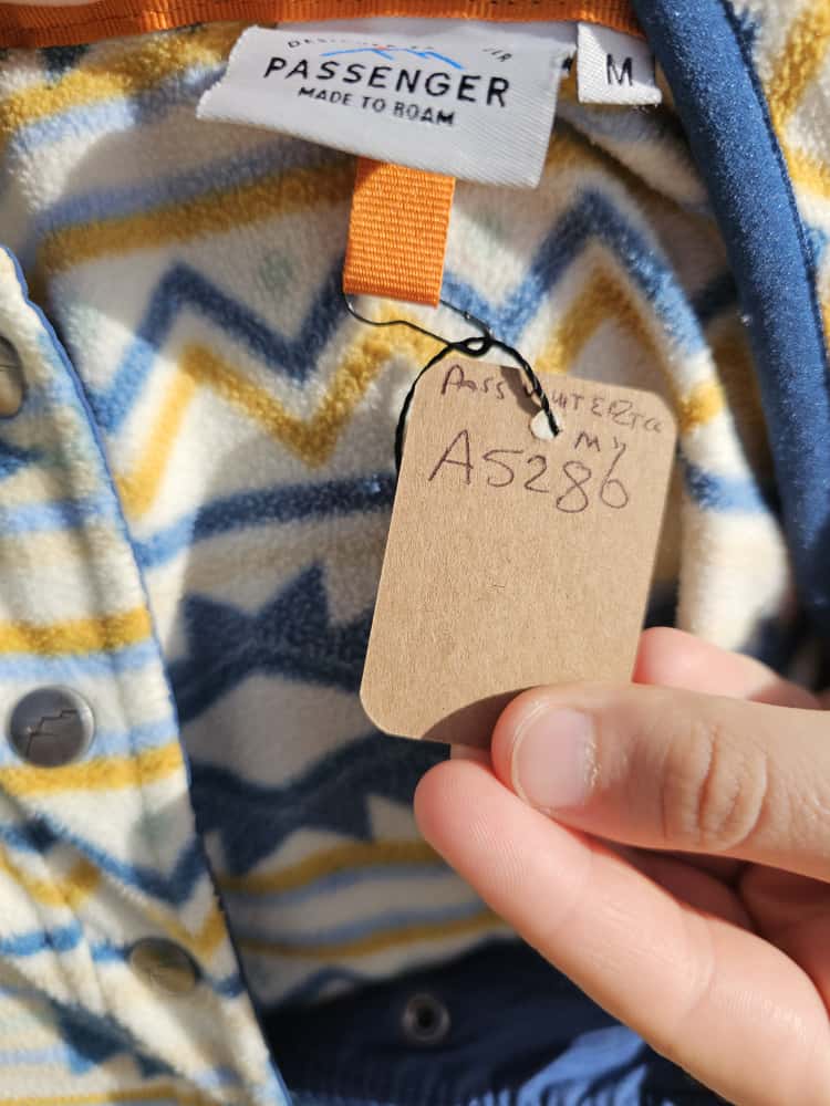 Womens Passenger Pullover Snap Button Aztec/Geo Fleece Jumper - M/Medium/10