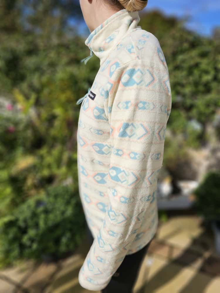 Berghaus Unisex Dean Street Pastel Aztec 1/2 Pullover Lightweight Fleece Jumper - S/Small M/Medium 8/10