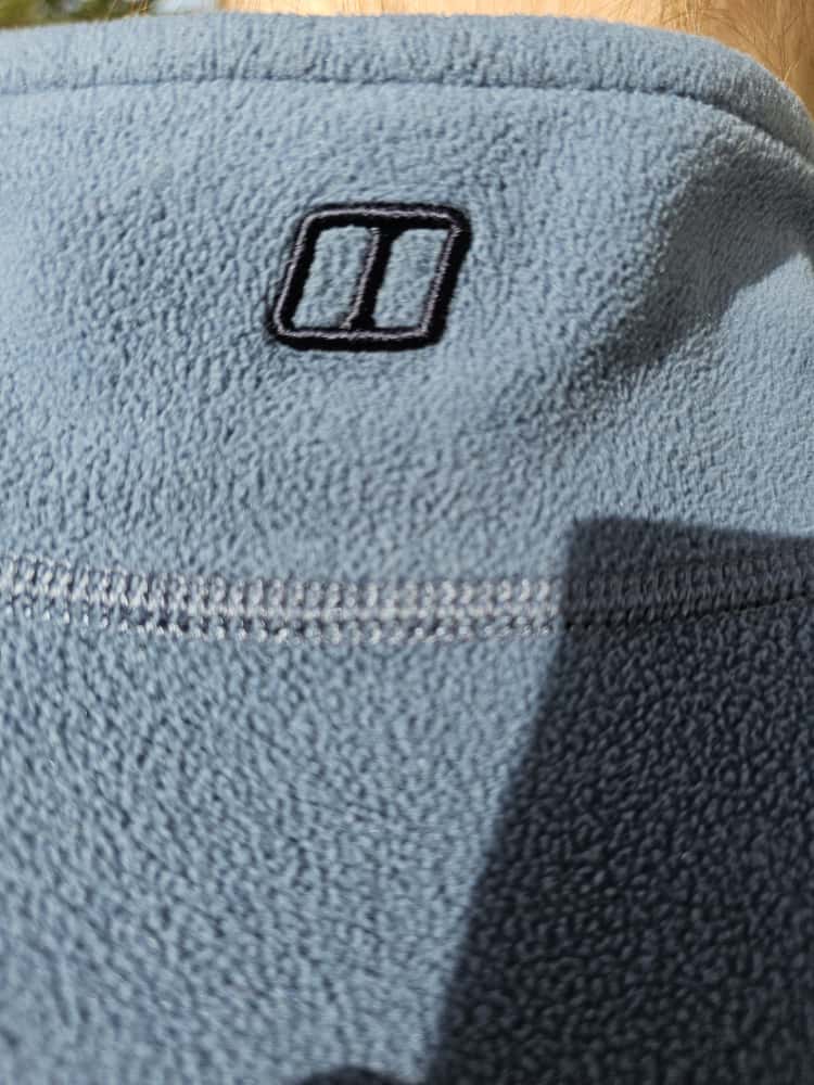 Berghaus Polartec Blue/Grey Womens Fleece Pullover 1/4 Zip Fleece Jumper - 14