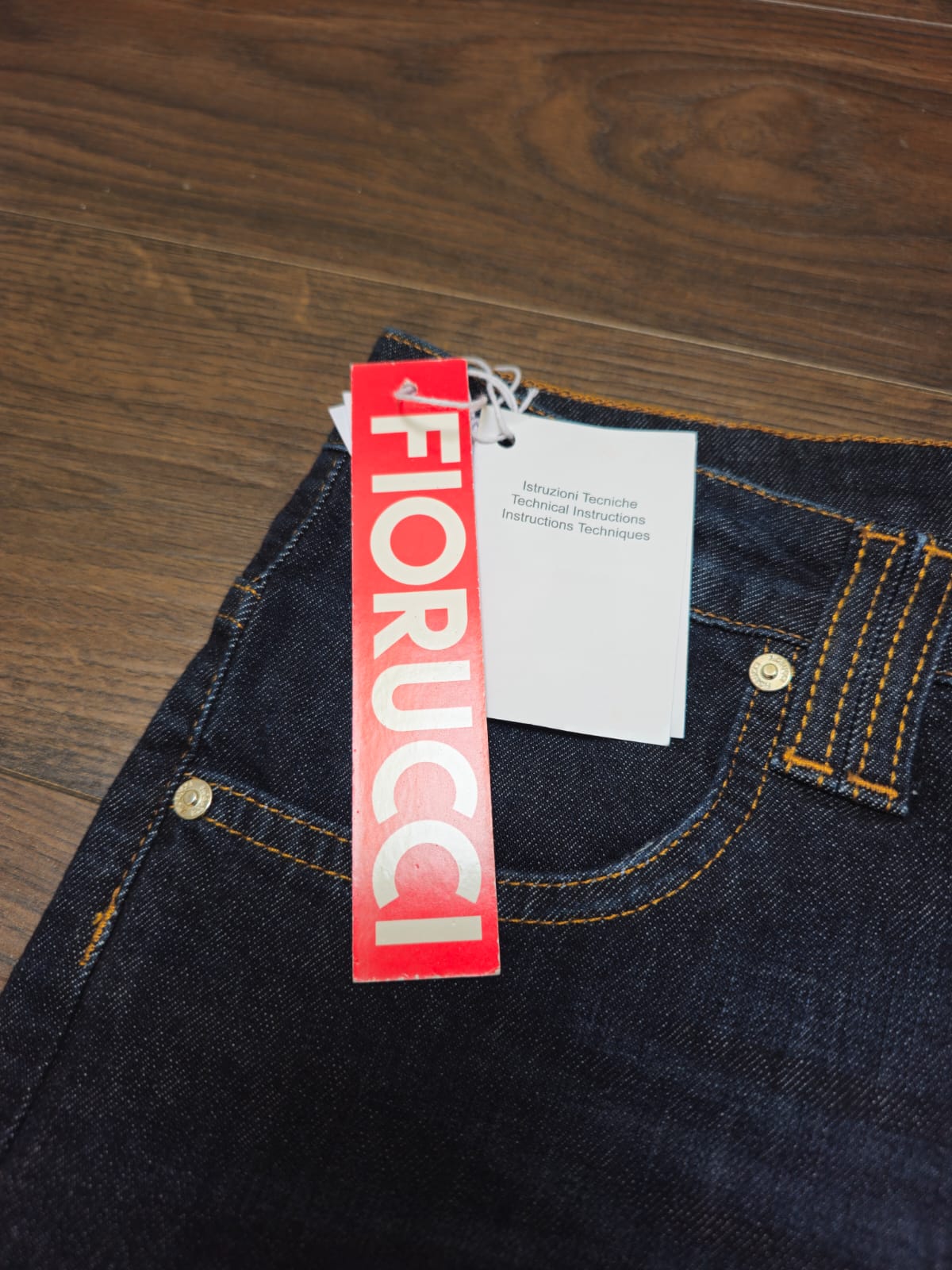 Genuine Fiorucci Made In Italy Womens Low Rise Blue Skinny Jeans - UK 6 W29/L27 NWT