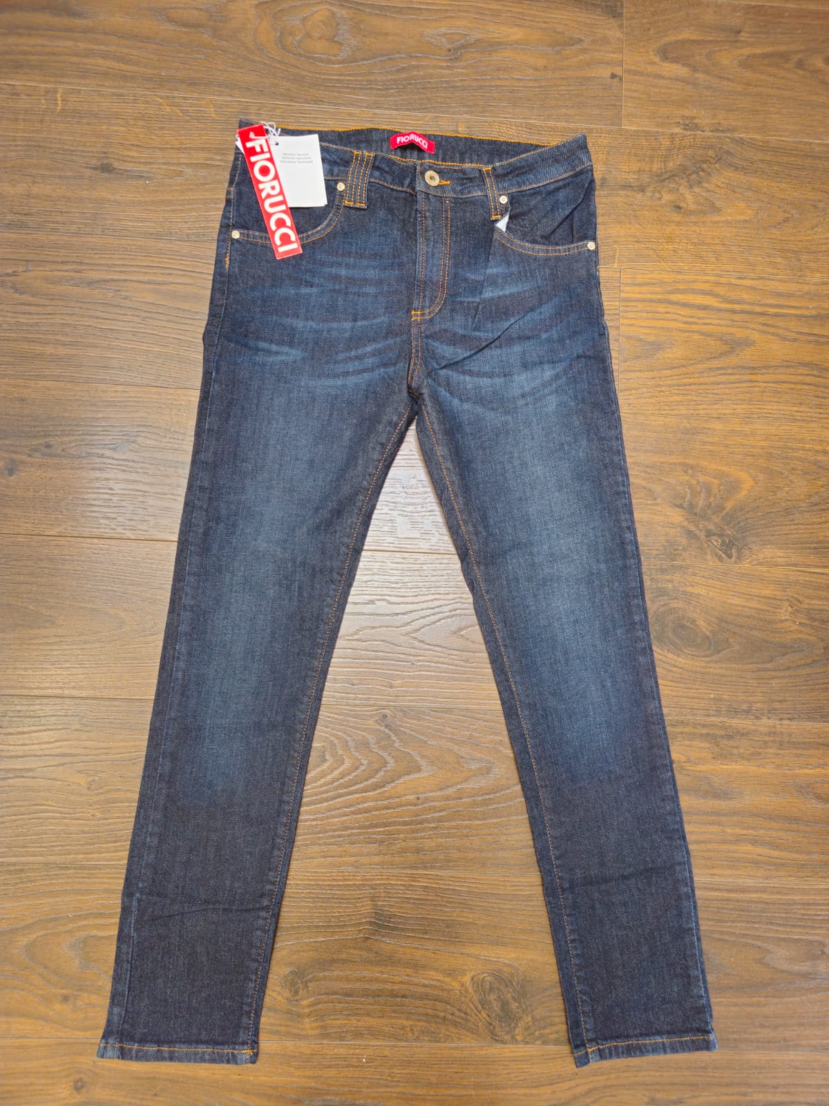 Genuine Fiorucci Made In Italy Womens Low Rise Blue Skinny Jeans - UK 6 W29/L27 NWT