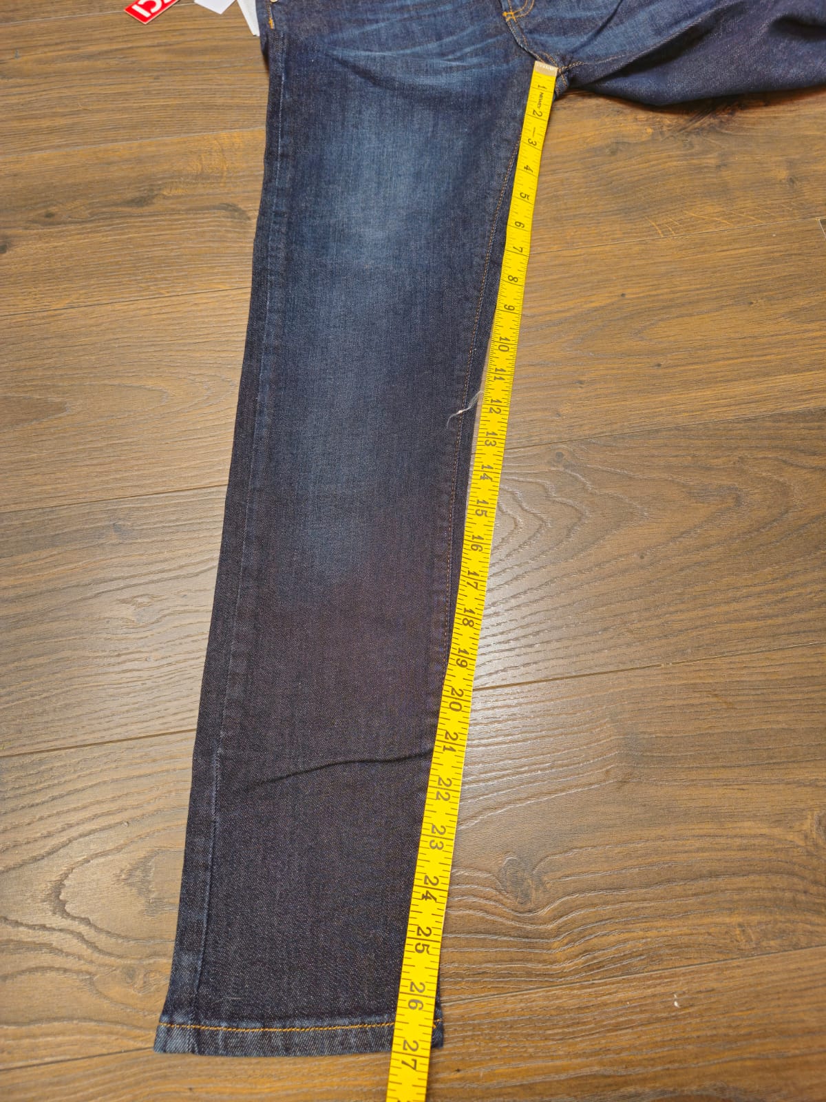 Genuine Fiorucci Made In Italy Womens Low Rise Blue Skinny Jeans - UK 6 W29/L27 NWT