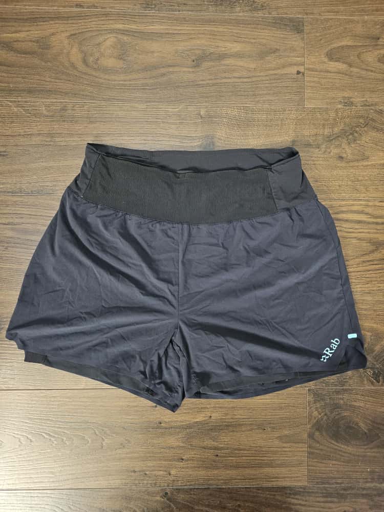 Women's Rab Navy Talus Trail Light Running/Hiking Shorts - L/Large/12