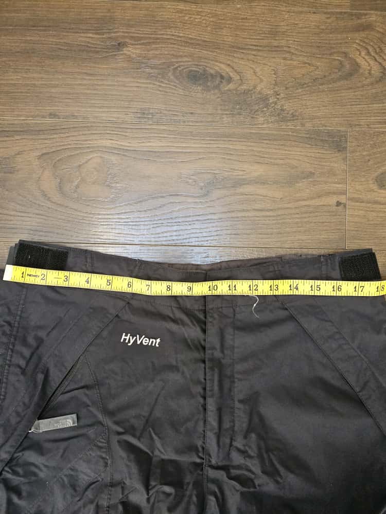 The North Face Hyvent Black Heavy Duty Waterproof Trousers Ski/Snowboard/Trek - M/Medium/ 36/31