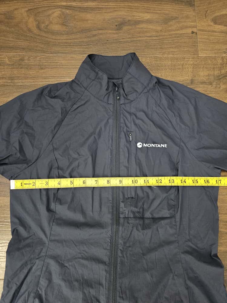 Womens Montane Ultra Lightweight Full Zip Navy Wind Breaker Shell Jacket - UK 8