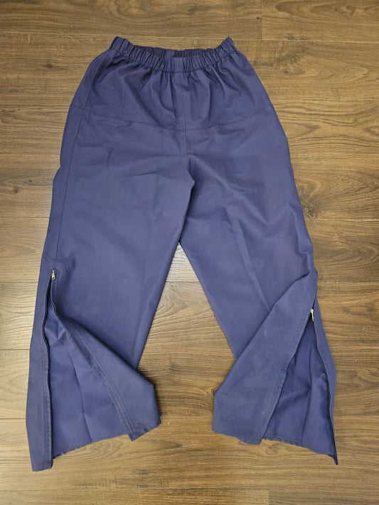 Berghaus Unisex Vintage 90's Gore-Tex Navy Blue Waterproof Overtrousers - M/Medium