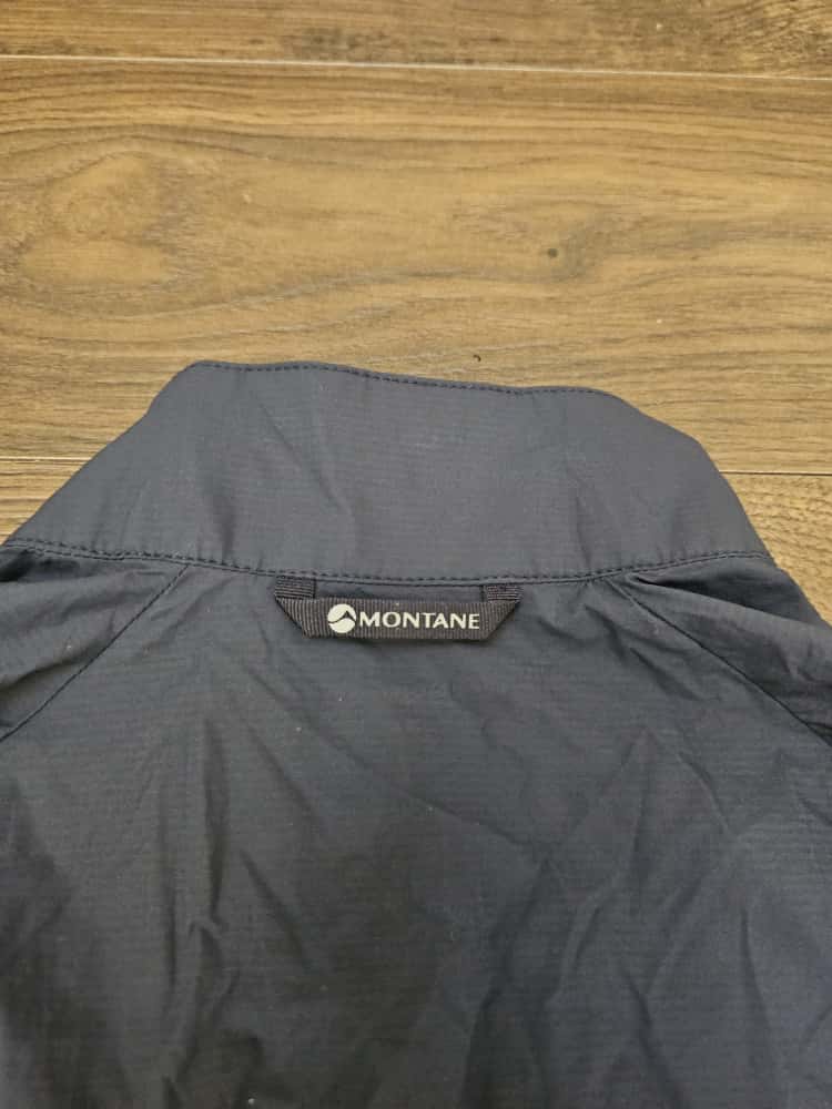 Womens Montane Ultra Lightweight Full Zip Navy Wind Breaker Shell Jacket - UK 8