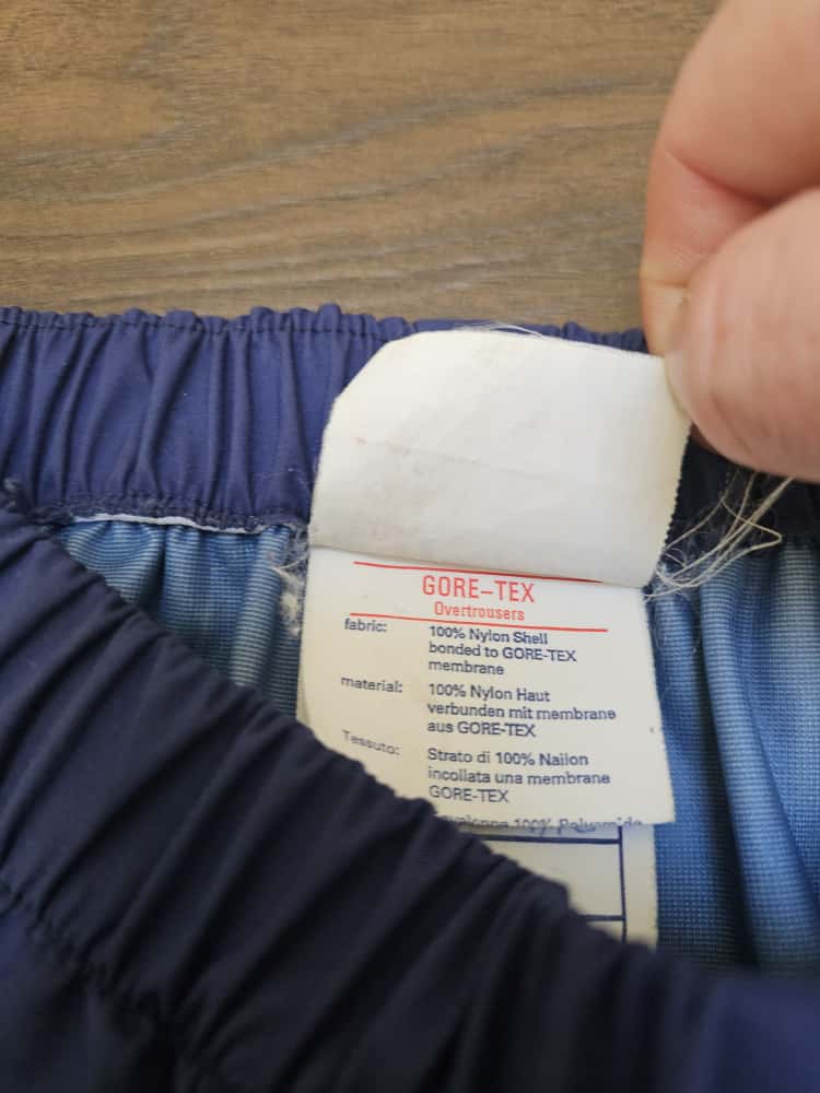 Berghaus Unisex Vintage 90's Gore-Tex Navy Blue Waterproof Overtrousers - M/Medium