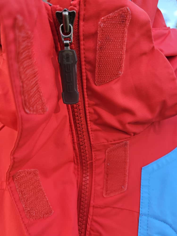 Nike ACG Red/Blue Full Zip 3 Layer Technical Hooded Ski/Snowboard Jacket - L/Large