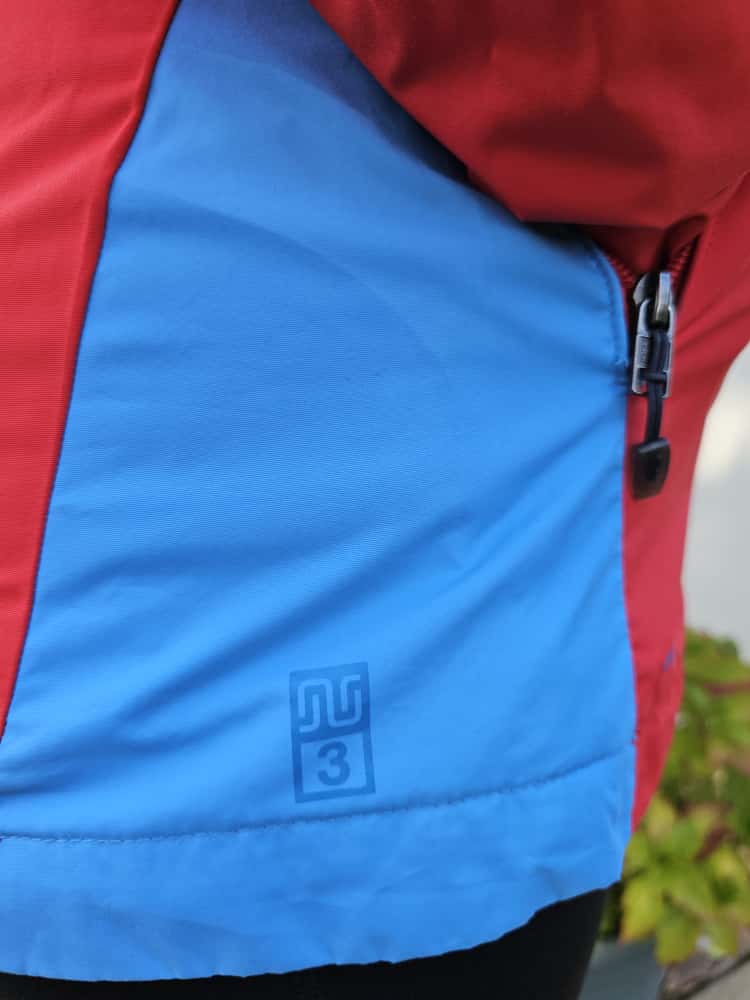 Nike ACG Red/Blue Full Zip 3 Layer Technical Hooded Ski/Snowboard Jacket - L/Large