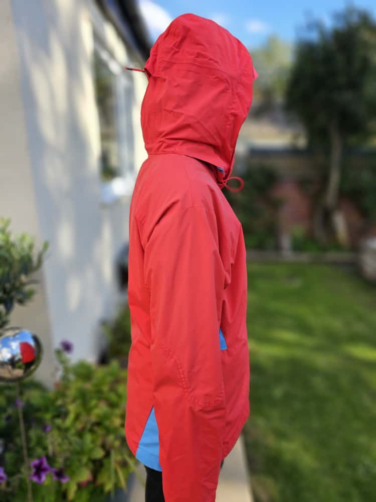 Nike ACG Red/Blue Full Zip 3 Layer Technical Hooded Ski/Snowboard Jacket - L/Large