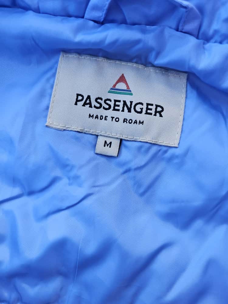Super Cosy Passenger Light Blue 1/2 Zip Hooded Pullover Fleece Jumper - M/Medium