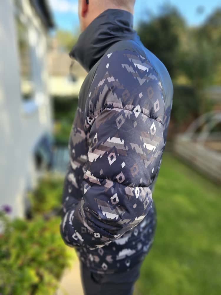 Columbia Aztec Full Zip Black Oversize Puffer Jacket - S/Small M/Medium