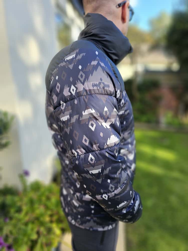 Columbia Aztec Full Zip Black Oversize Puffer Jacket - S/Small M/Medium