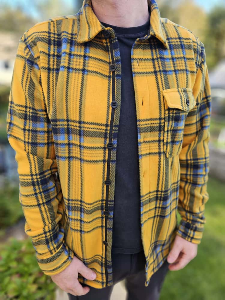 Billabong Adventure Division Fleece Button Up Long Sleeve Jacket/Shacket - L/Large