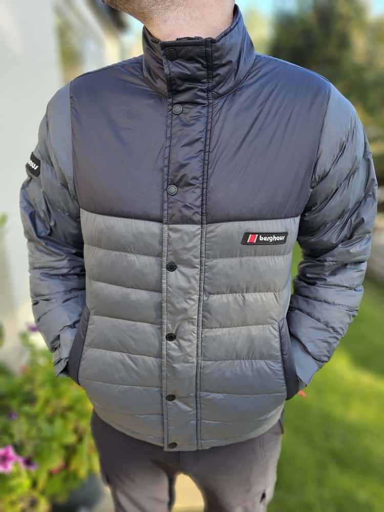Berghaus Unisex Lightweight Mid Layer Puffer Jacket Grey/Black - M/Medium