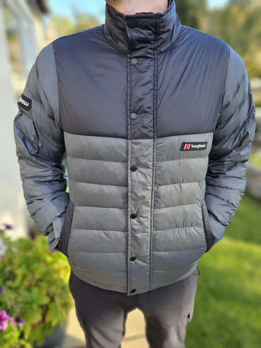Berghaus Unisex Lightweight Mid Layer Puffer Jacket Grey/Black - M/Medium