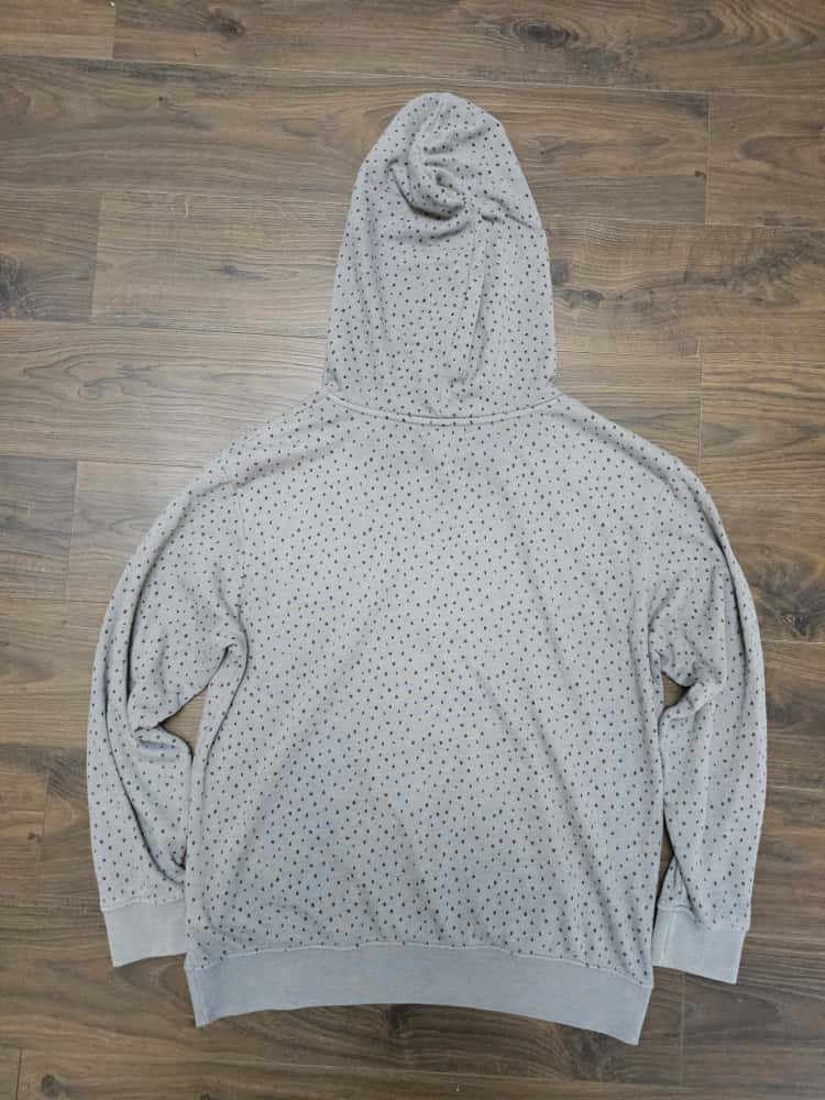 Womens Billabong Grey Spotted Pullover Hoodie - M/Medium