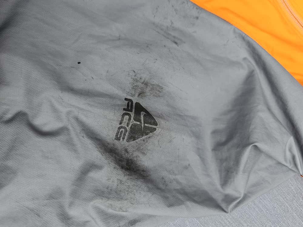 Nike ACG Clima-Fit Y2K Vintage Silver Tag Windbreaker Jacket - Orange/Grey - S/Small 8/10