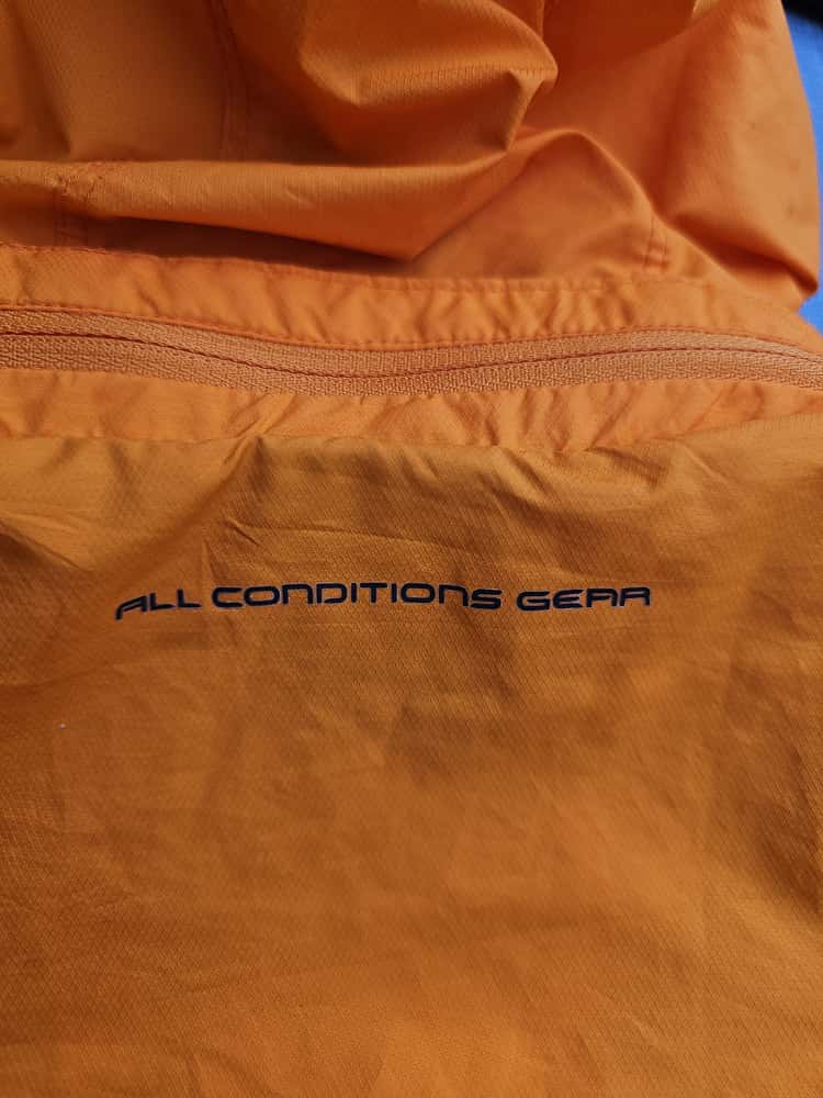 Nike ACG Clima-Fit Y2K Vintage Silver Tag Windbreaker Jacket - Orange/Grey - S/Small 8/10