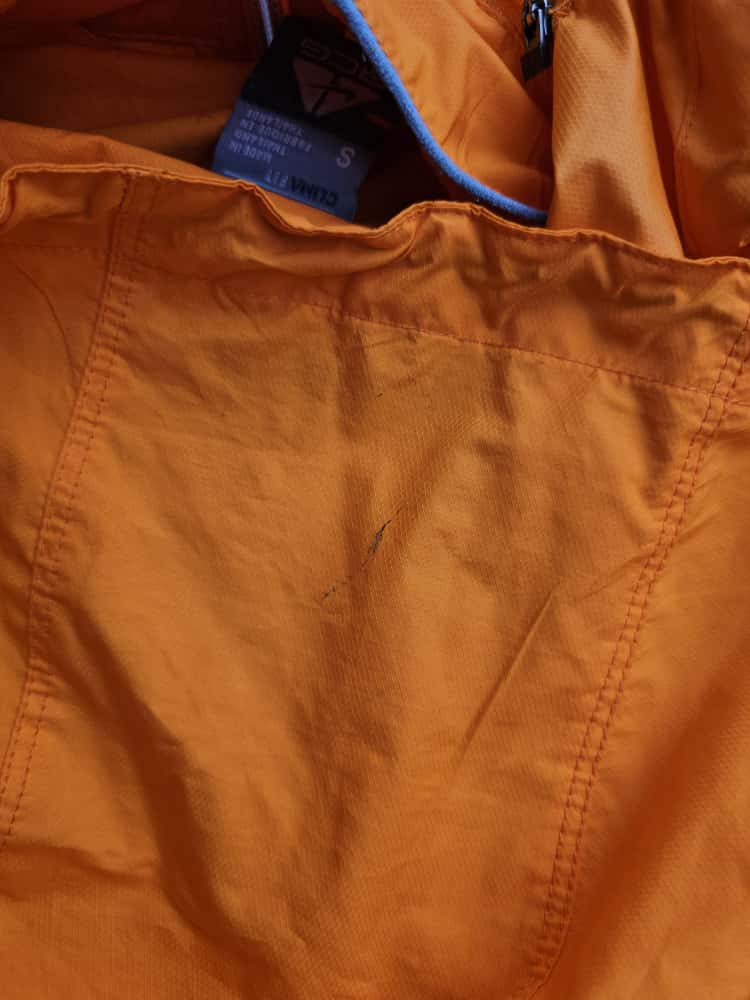 Nike ACG Clima-Fit Y2K Vintage Silver Tag Windbreaker Jacket - Orange/Grey - S/Small 8/10