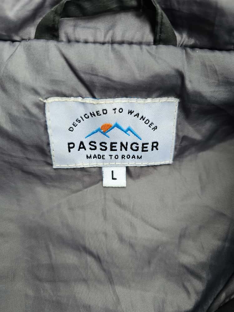 Passenger Full Zip Hoodie Quilted Style Jacket/Coat - L/Large M/Medium