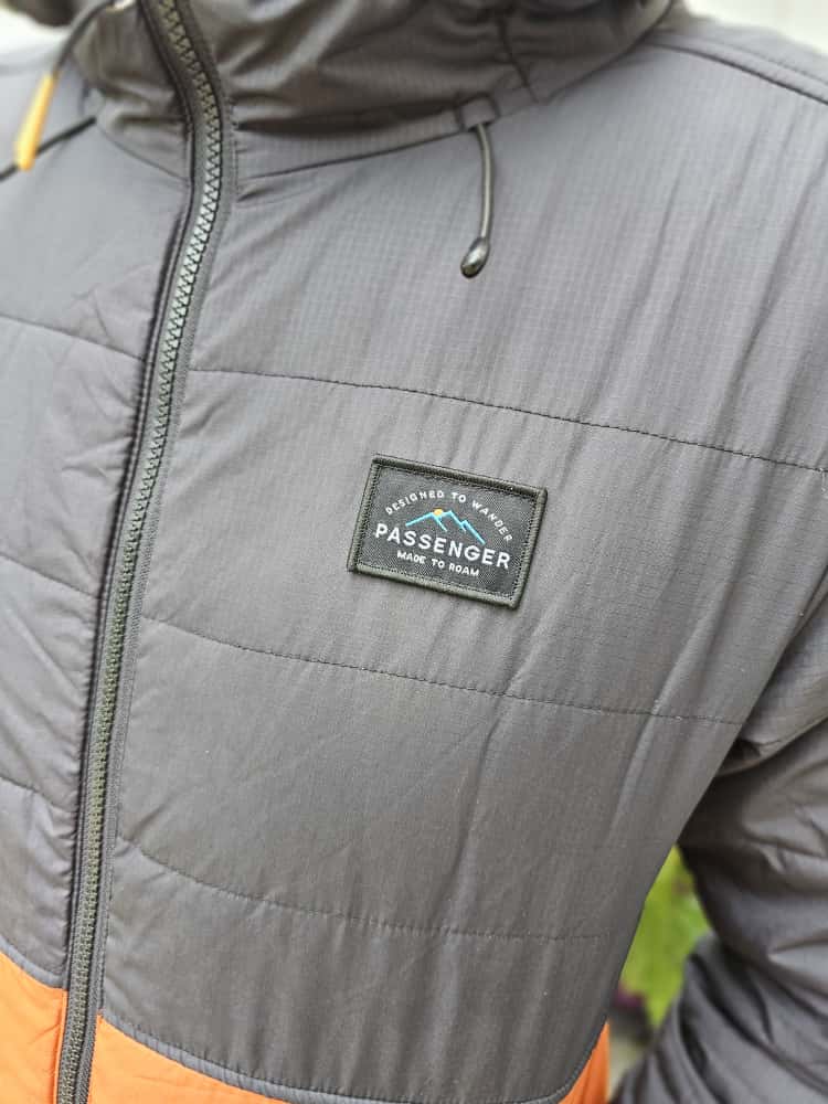 Passenger Full Zip Hoodie Quilted Style Jacket/Coat - L/Large M/Medium