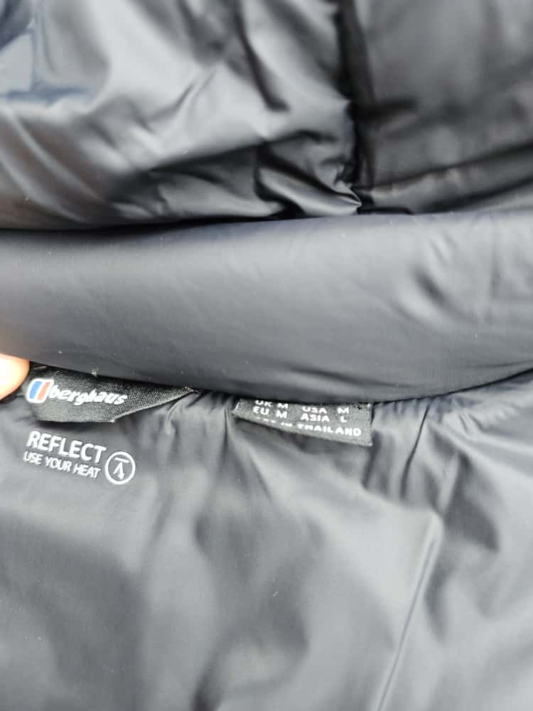 Mens Berghaus Reflect Hydrodown 700 Full Zip Padded Puffer Jacket - M/Medium