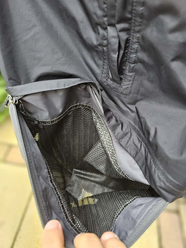 Patagonia H2NO Black/Grey Hooded Torrent Shell Pullover Waterproof Wind Proof Anorak/Jacket/Coat - L/Large