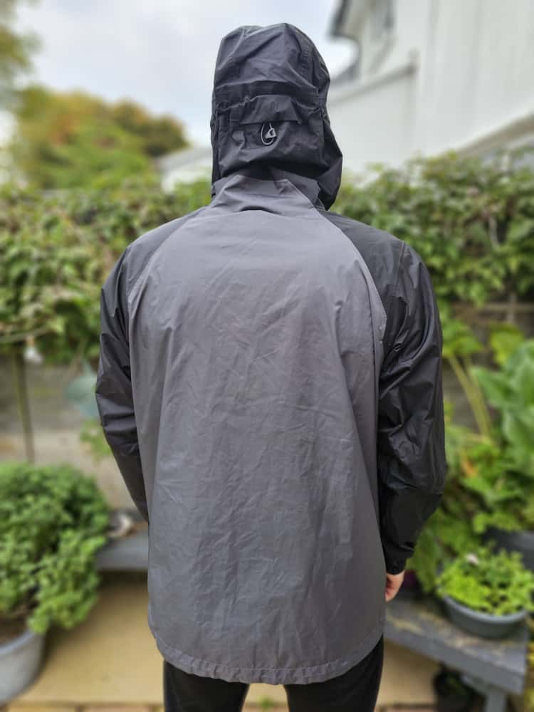 Patagonia H2NO Black/Grey Hooded Torrent Shell Pullover Waterproof Wind Proof Anorak/Jacket/Coat - L/Large