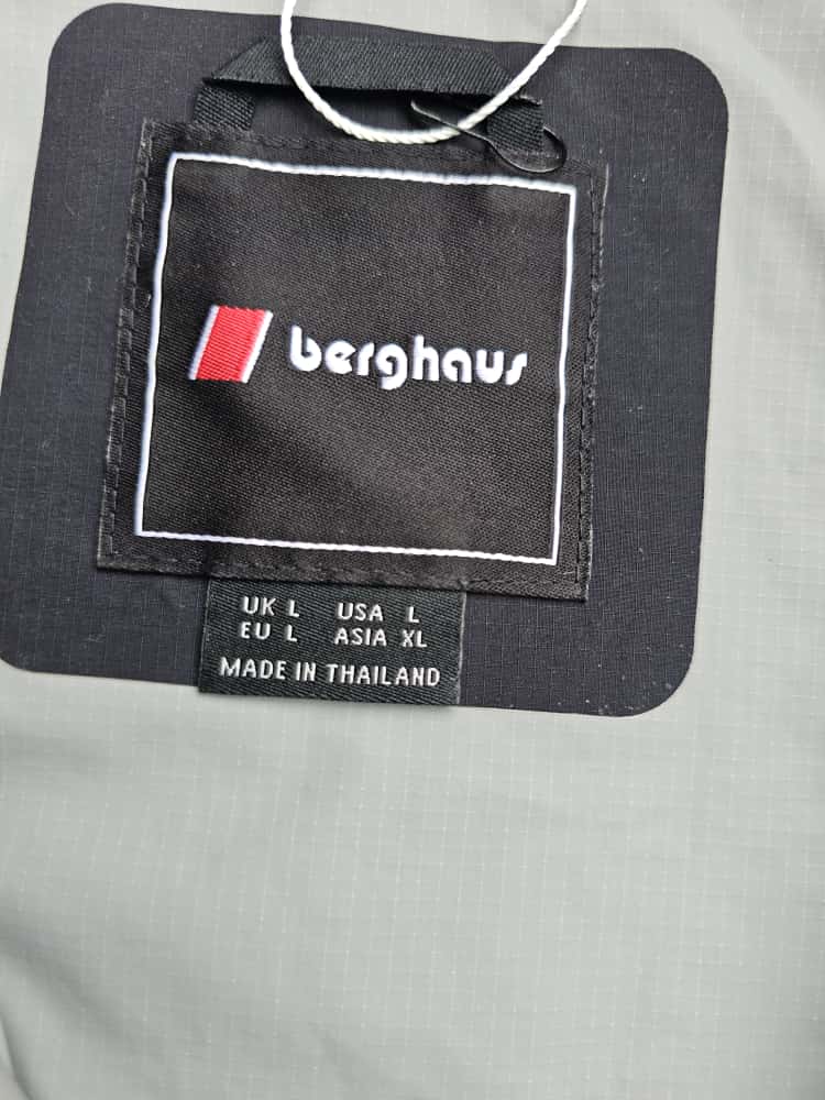 Berghaus Black/Grey Unisex Smock 86 Half Zip Hooded Jacket - L/Large