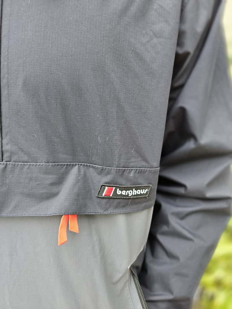 Berghaus Black/Grey Unisex Smock 86 Half Zip Hooded Jacket - L/Large