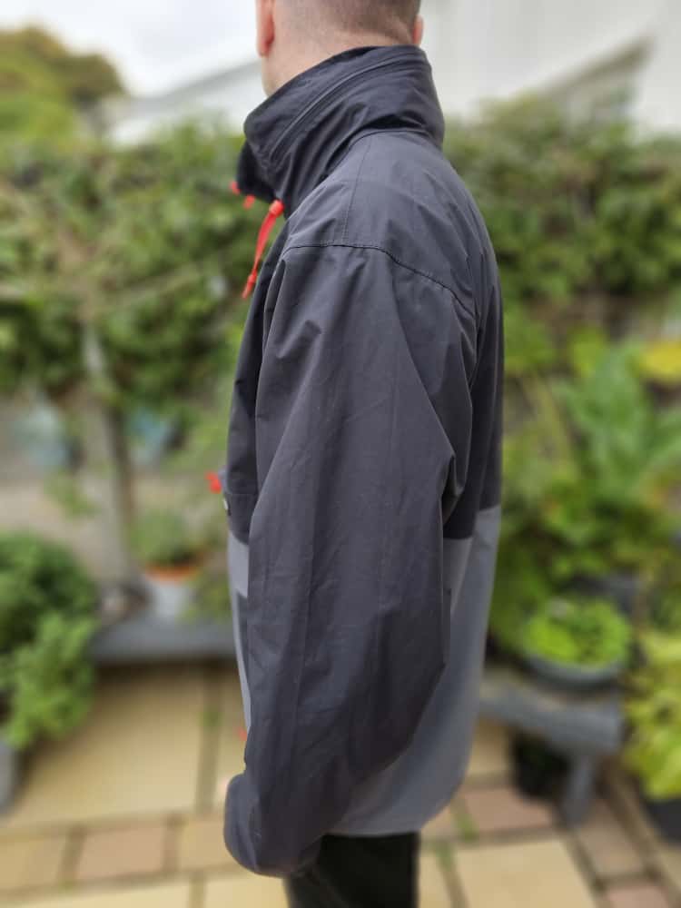 Berghaus Black/Grey Unisex Smock 86 Half Zip Hooded Jacket - L/Large