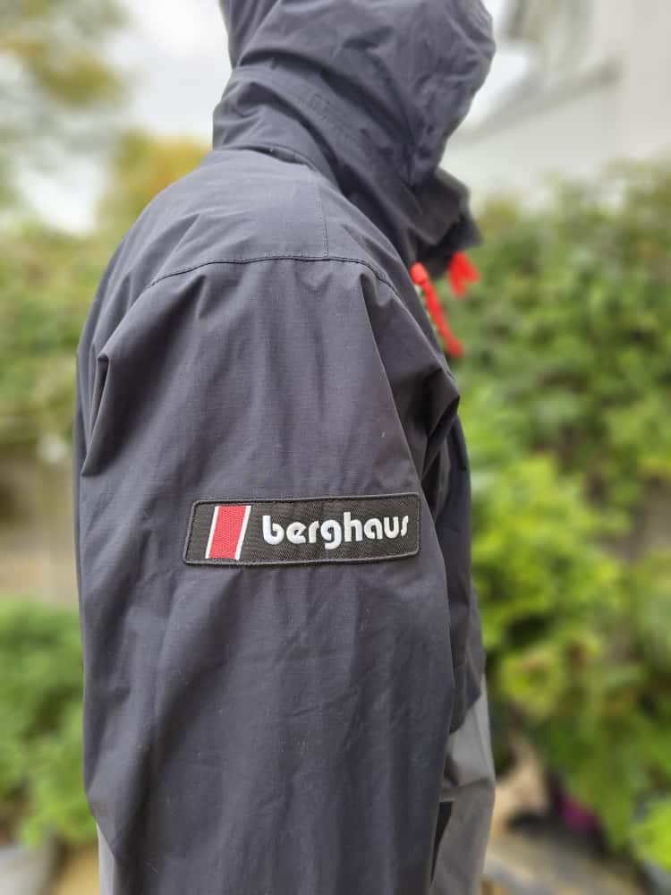 Berghaus Black/Grey Unisex Smock 86 Half Zip Hooded Jacket - L/Large