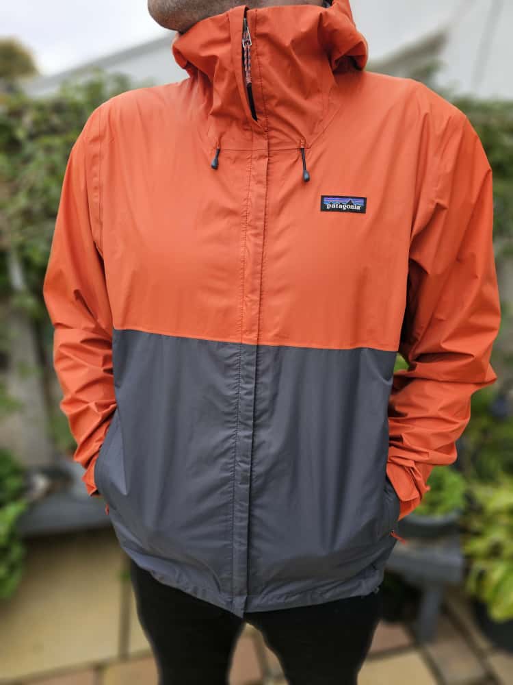 Patagonia Mens H2NO Torrent Shell 3L Taped Seams Full Zip Waterproof Hooded Hiking Jacket - L/Large