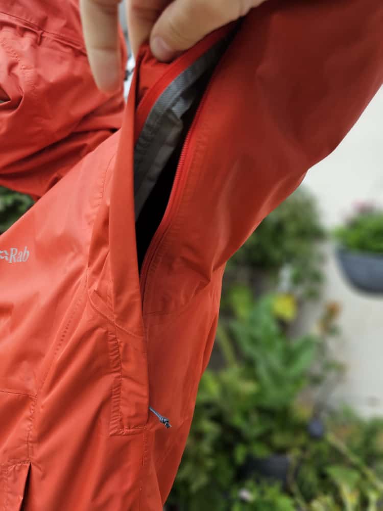 Rab Mens Full Zip Waterproof Taped Seams Outdoor/Hiking Hooded Rain Jacket/Coat - L/Large