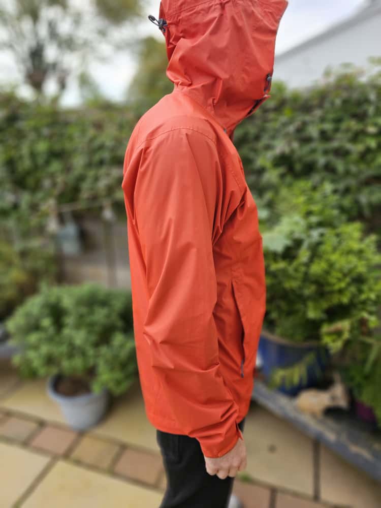 Rab Mens Full Zip Waterproof Taped Seams Outdoor/Hiking Hooded Rain Jacket/Coat - L/Large