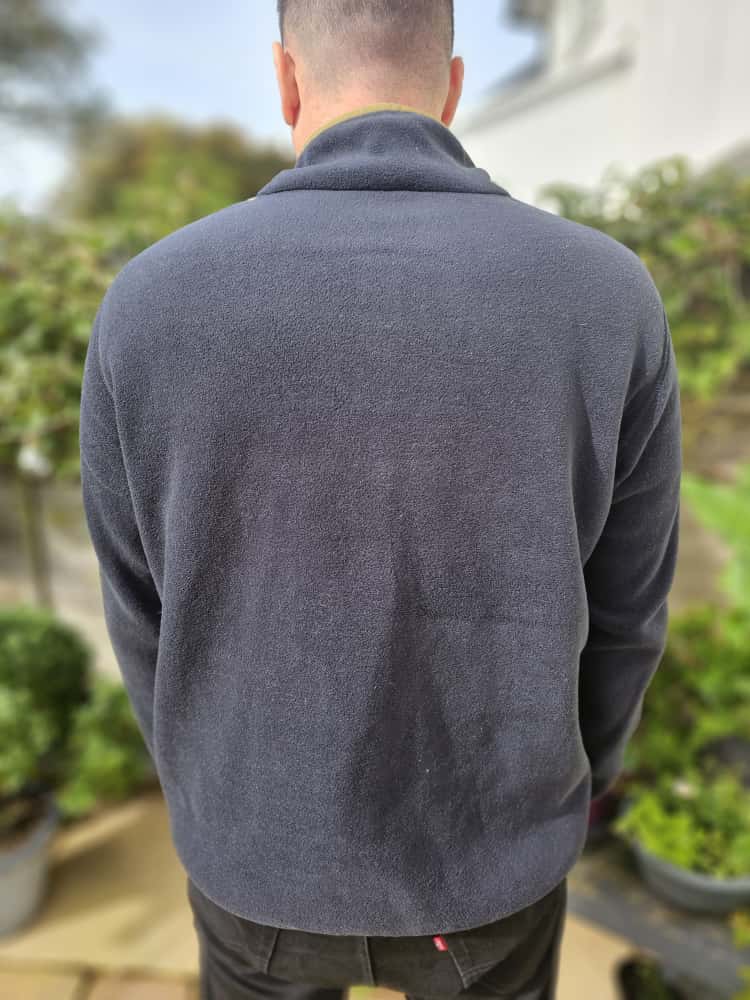 Cotopaxi Mens Navy Snap Button Pullover Fleece Jumper - L/Large