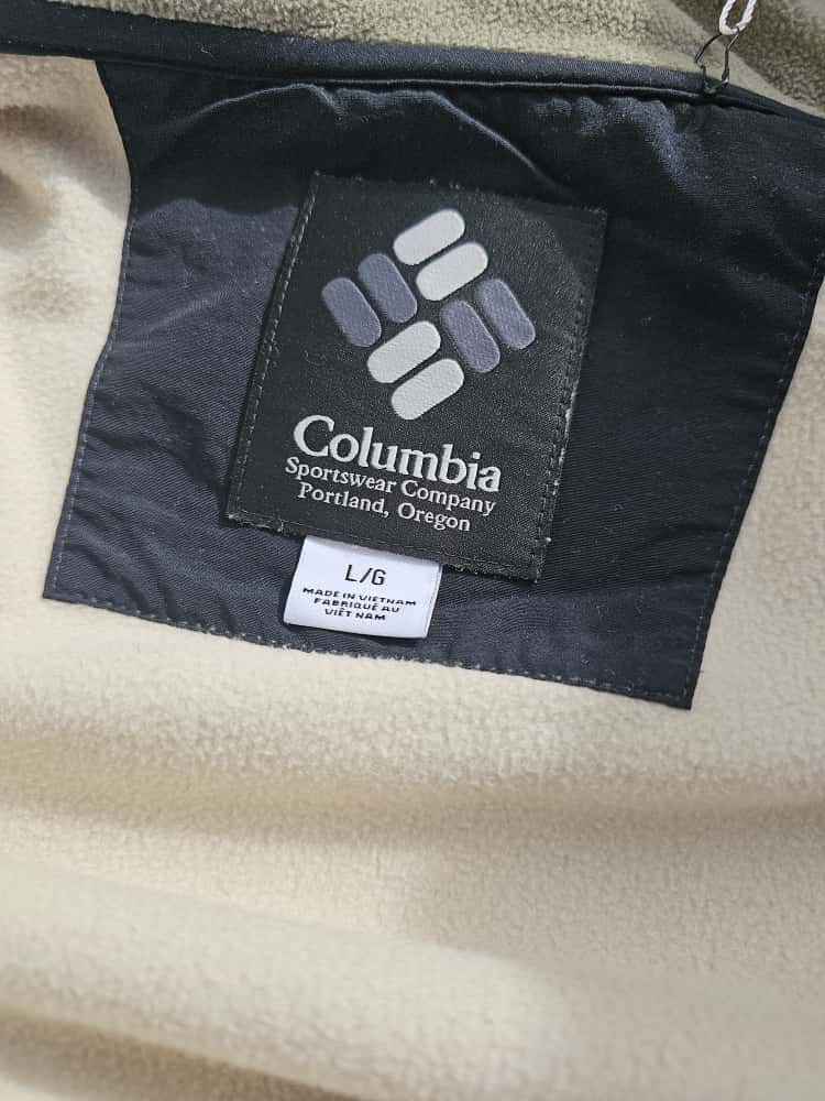 Columbia Backbowl Zip Up Fleece Jacket - L/Large