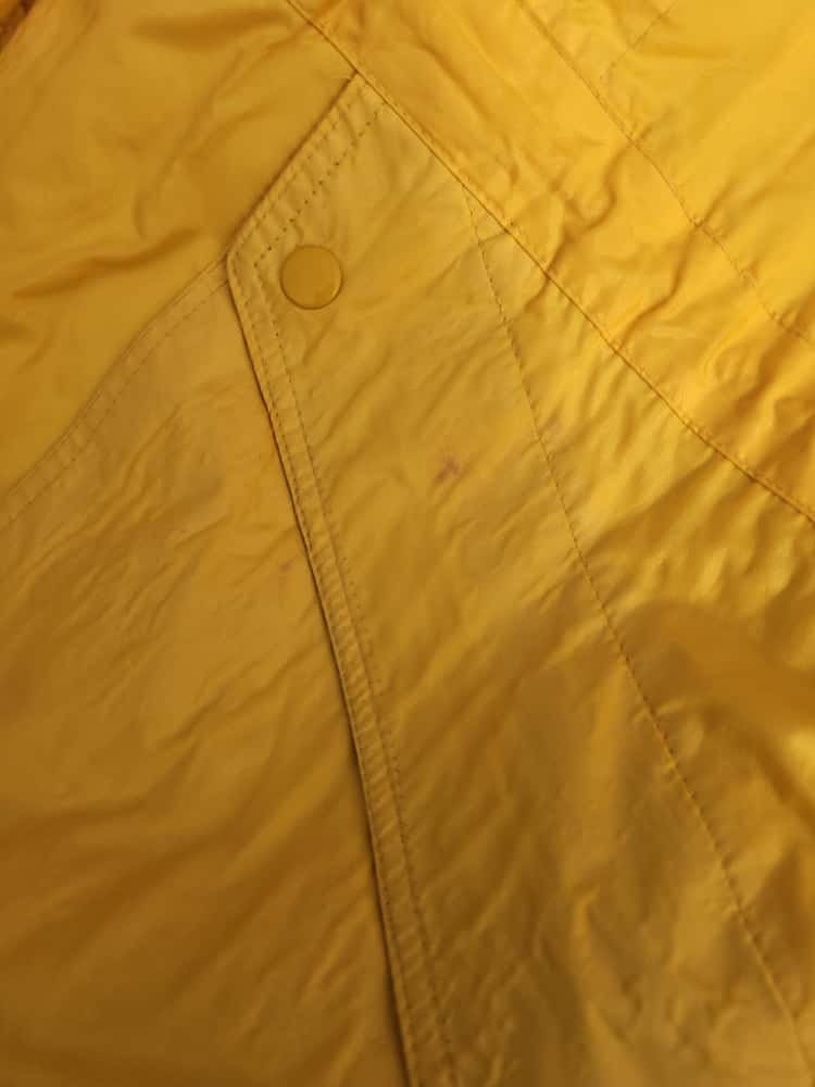 Vintage Berghaus Full Zip Hooded Insulated Yellow/Black Water Resistant Coat - L/Large