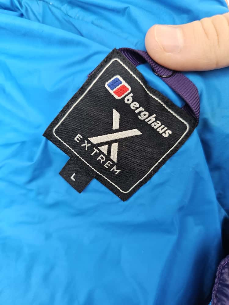 Berghaus Pertex Quantam Primaloft Extrem Packable Pullover Puffer Smock/Jacket - L/Large - Purple